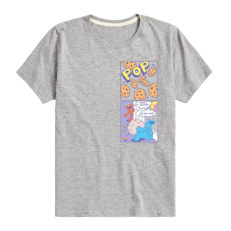 Boys' - Sesame Street - Comic Scene - Kids Lc Oversized Infant Short Sleeve Graphic T-Shirt Short Sleeve Graphic T-Shirt