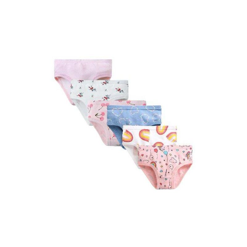 Girls 6 Pack Underwears Ultra Smooth and Soft Cotton