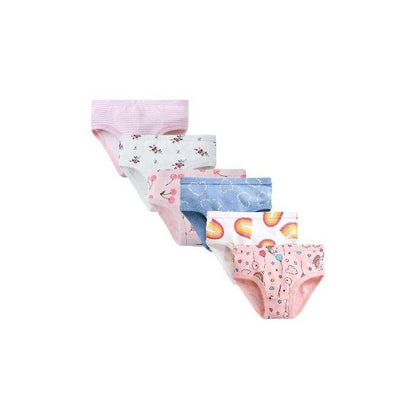 Girls 6 Pack Underwears Ultra Smooth and Soft Cotton