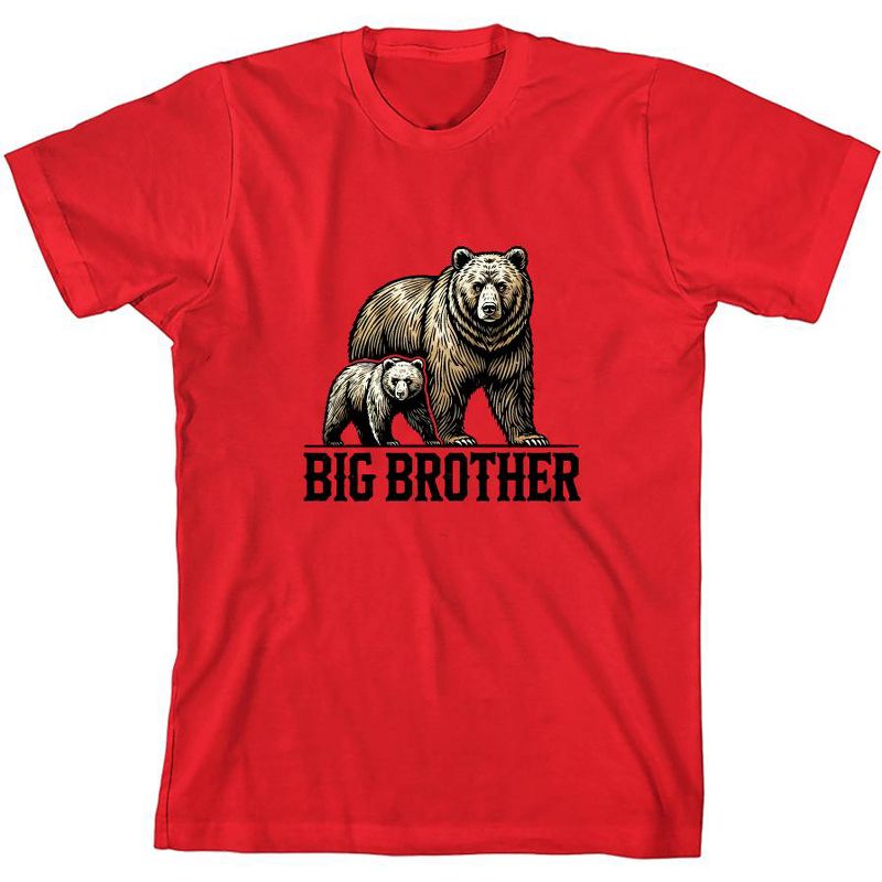 تي شيرت Big Brother Bears للأولاد برقبة دائرية وأكمام قصيرة
