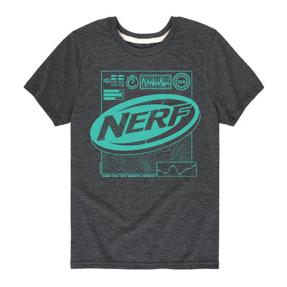 تيشيرت نيرف ستاتس أخضر بأكمام قصيرة للأولاد - NERF