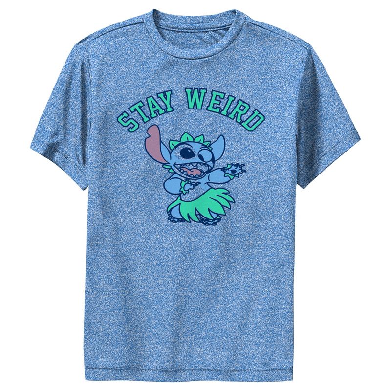 Boy's Lilo & Stitch Stay Weird Hula Dance Performance Tee