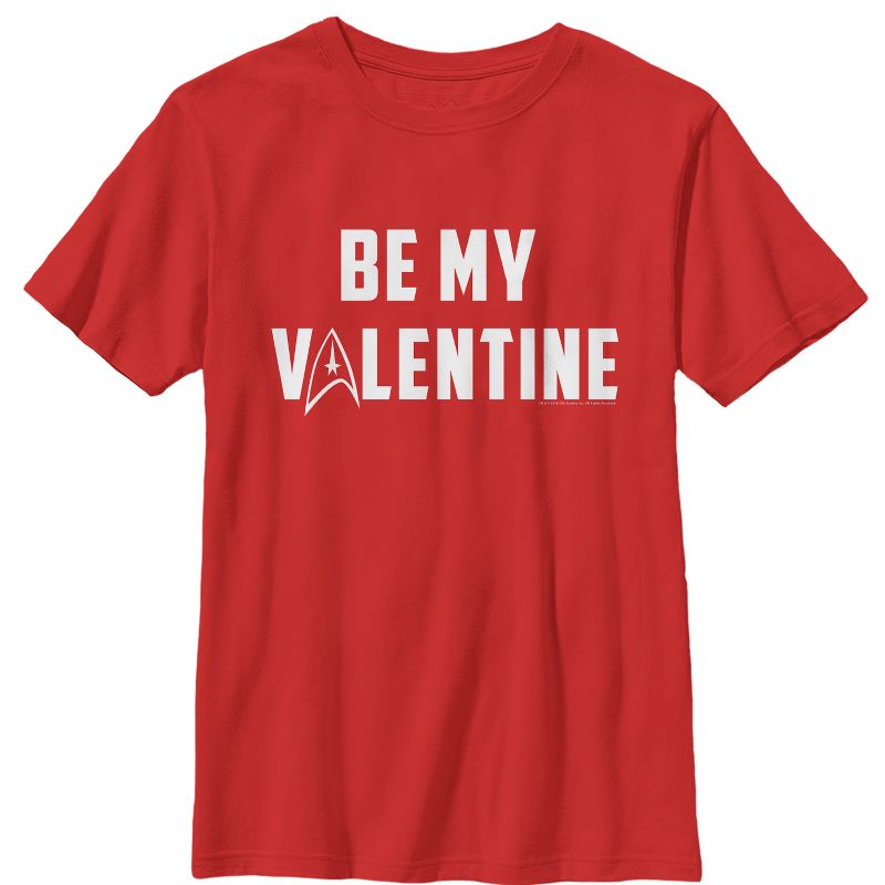 Boy's Star Trek Be My Starfleet Valentine T-Shirt