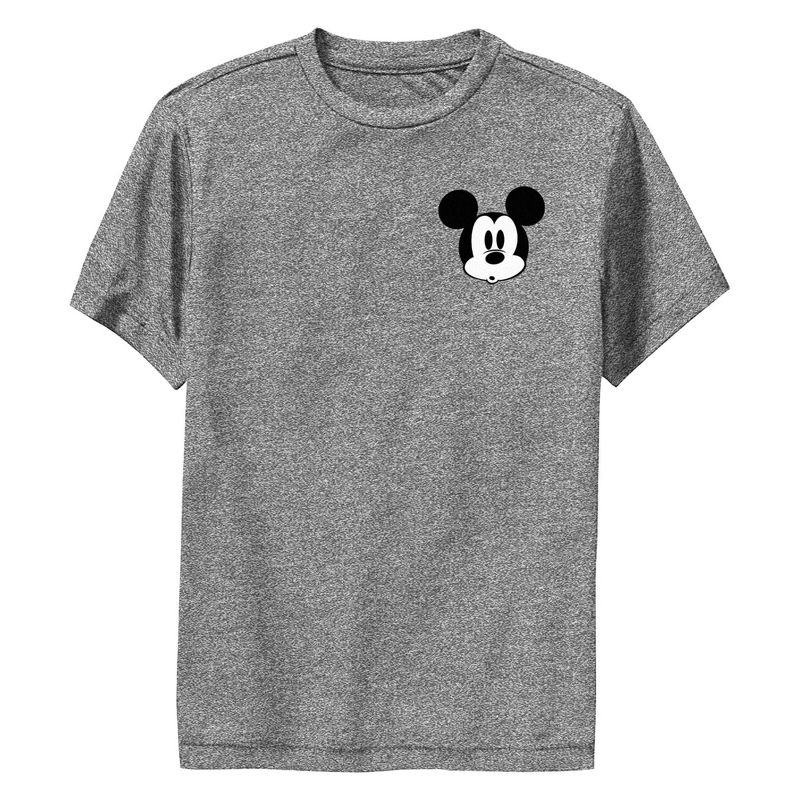 Boy's Mickey & Friends Vintage Oops Face Performance Tee