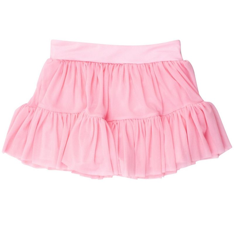 RuffleButts Girls Active Tulle Skort