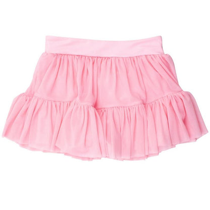 RuffleButts Girls Active Tulle Skort