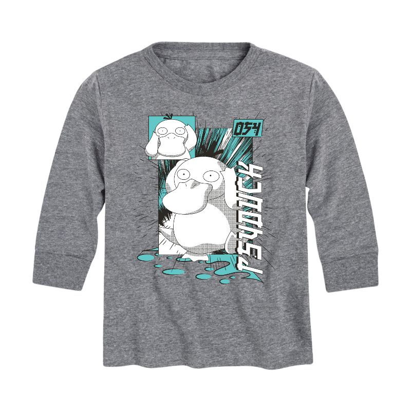 تي شيرت جرافيكي بأكمام طويلة للأولاد - بوكيمون - سايدك أنمي