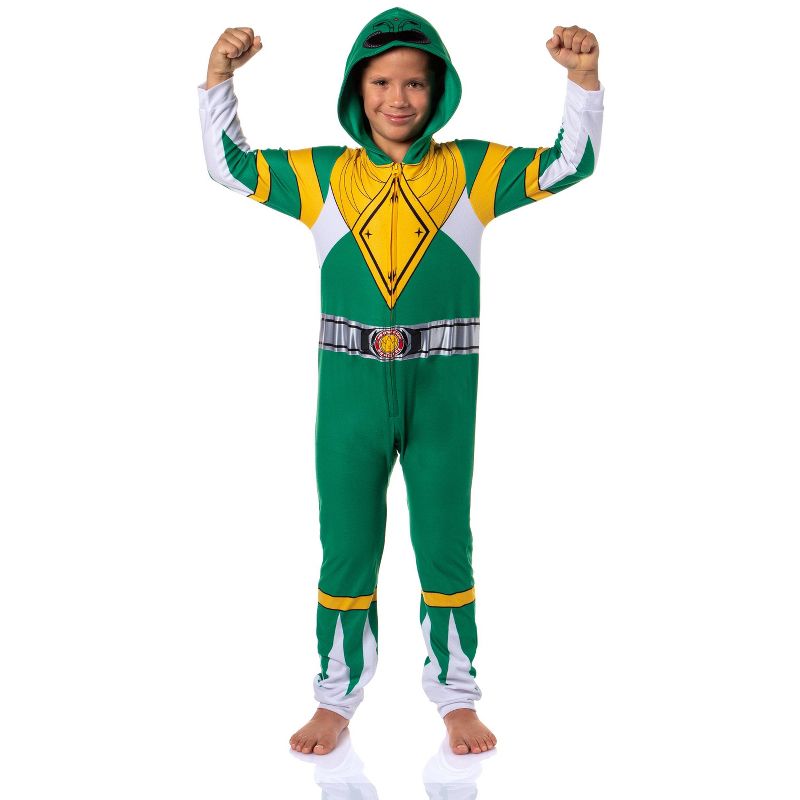 Power Rangers Boys All Character Union Suit Sleep Pajama