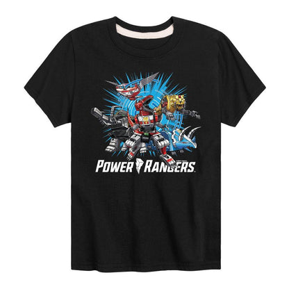 Boys' - Power Rangers - Zords Short Sleeve Graphic T-Shirt