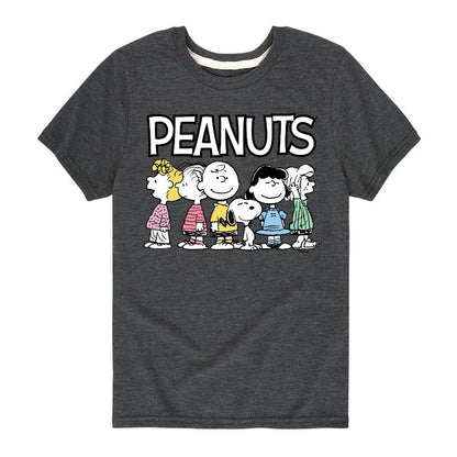 تي شيرت جرافيكي بأكمام قصيرة من Peanuts للأولاد - Peanuts Crew