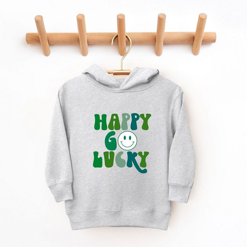 The Juniper Shop Happy Go Lucky Smiley Face Toddler Graphic Hoodie