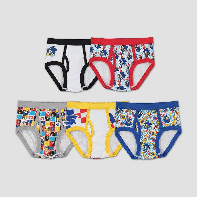 Boys' Sonic the Hedgehog 5pk Briefs