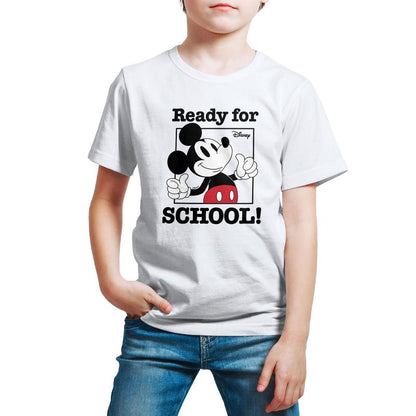 Boys' - Disney - Mickey Mouse Ready For School Short Sleeve Graphic T-Shirt