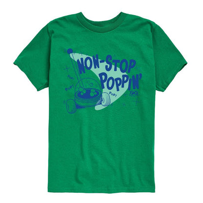 تي شيرت جرافيكي بأكمام قصيرة مطبوع عليه "Non Stop Poppin" للأولاد من Fisher-Price