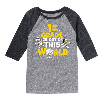 Boys' - Disney - 1st Grade Out Of This World Raglan Graphic T-Shirt