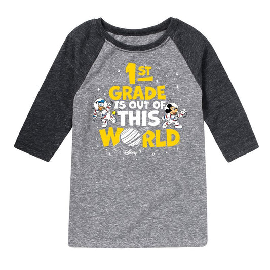 Boys' - Disney - 1st Grade Out Of This World Raglan Graphic T-Shirt