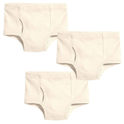 City Threads Boys 100% Organic Cotton Briefs, 3-Pack - USA-Made