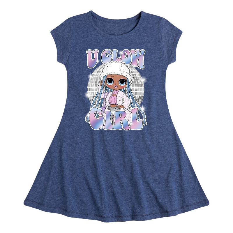 فستان شتوي بأكمام قصيرة بتصميم مناسب وأنيق من LOL Surprise! للبنات