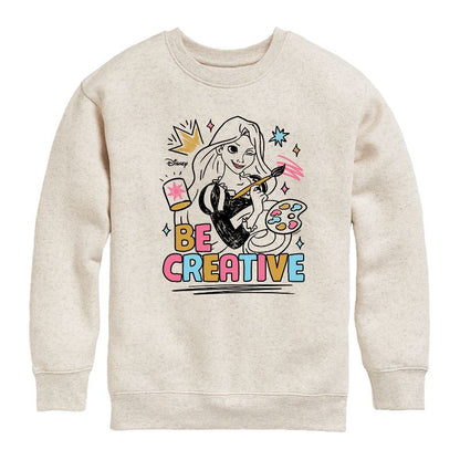 Boys' - Disney - Be Creative Graphic Long Sleeve Fleece Sweatshirt