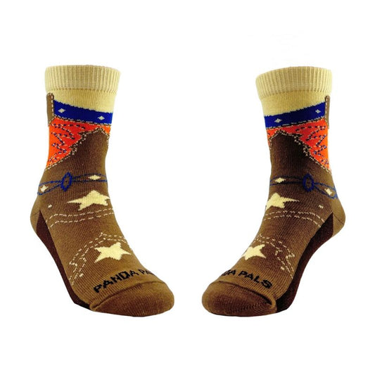 Western Boot Socks from the Sock Panda (Ages 3-7)