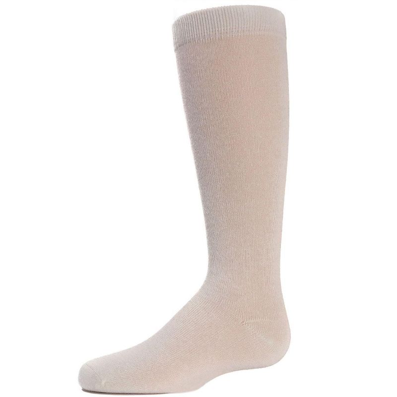 Memoi Kids' Basic Cotton Blend Knee High Socks (Part 2)
