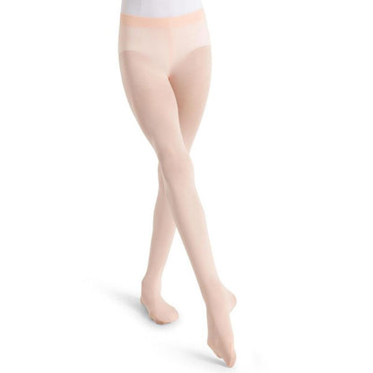 Capezio Ultra Soft Self Knit Waistband Transition Tight - Girls & Toddler