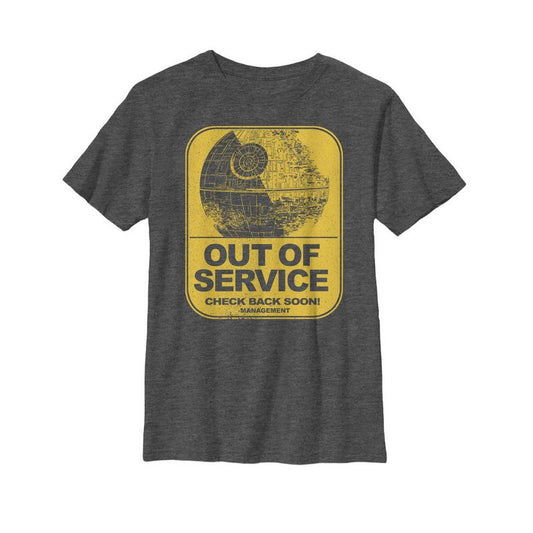 Boy's Star Wars Death Star Out of Service T-Shirt