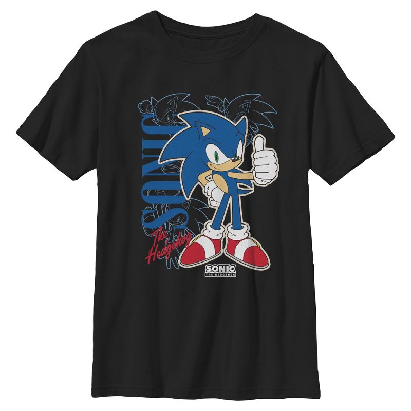 Boys Sonic the Hedgehog Thumbs Up T Shirt