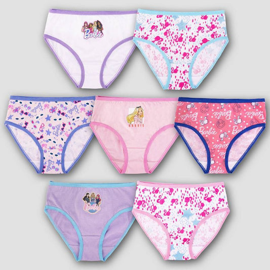 Girls' Barbie 7pk Underwear