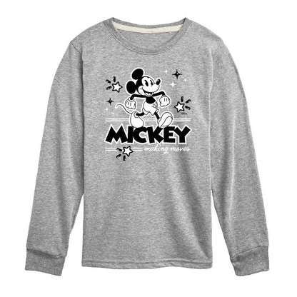 Boys' - Disney - Mickey Mouse Making Moves Long Sleeve Graphic T-Shirt