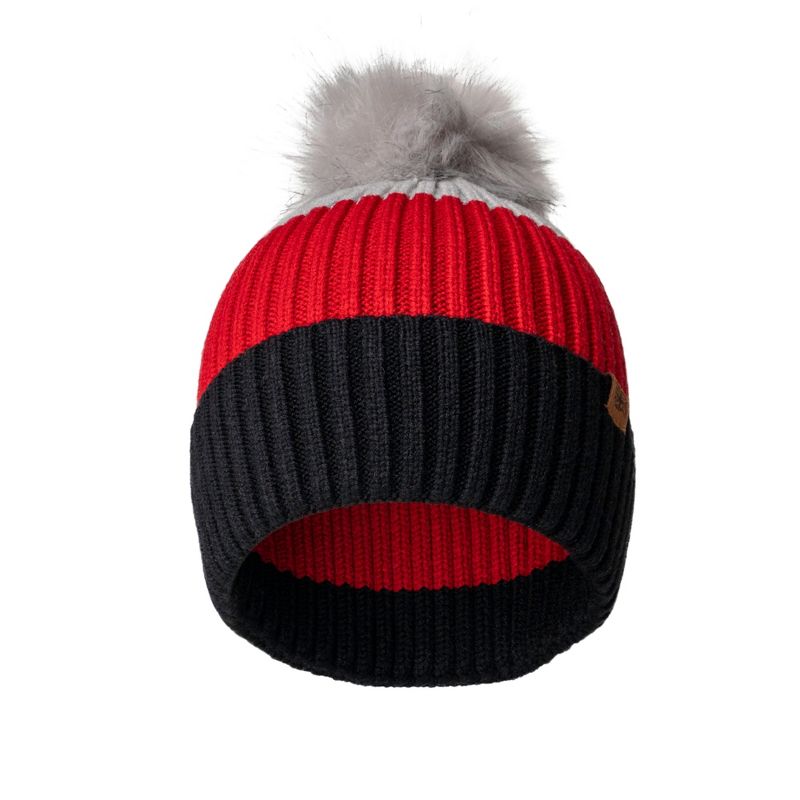 Britt's Knits Kid’s Wonderland Pom Pom Winter Hat Super Soft Stretchy Beanie Puff Pom Hat for Kids Boys & Girls