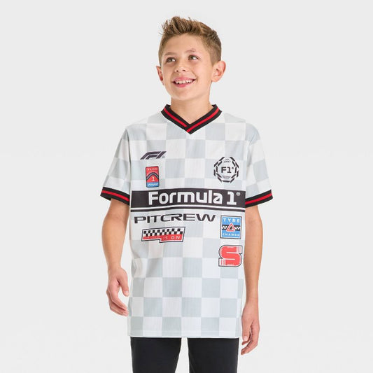 Boys' Formula 1 Soccer Jersey - White