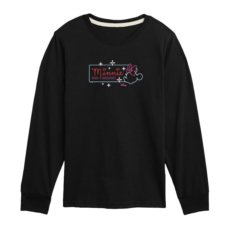 Boys' - Disney - Minnie Mouse Long Sleeve Graphic T-Shirt