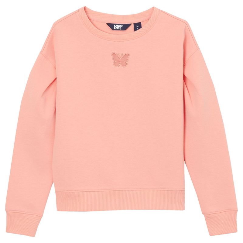 Lands' End Kids Knit Crewneck Sweatshirt