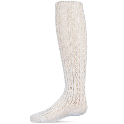 Memoi Pelerine Stitch Girl's Cotton Blend Tights