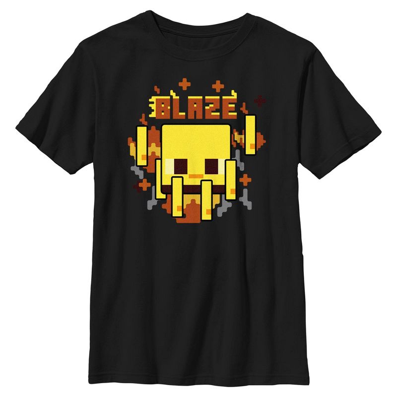 تي شيرت ماين كرافت بشعار بليز للأولاد