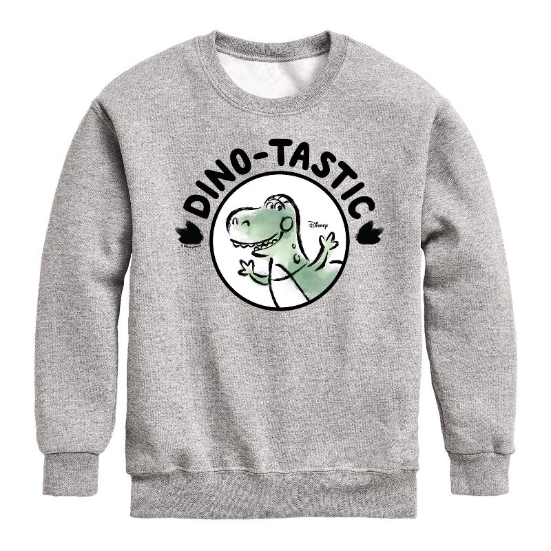 Boys' - Disney - Dinotastic Graphic Long Sleeve Fleece Sweatshirt
