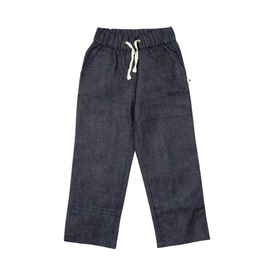 Kids' Organic Reinforced Straight Leg Pants Denim - Jackalo