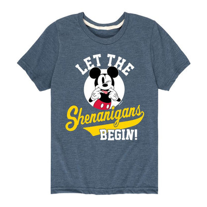 Boys' - Disney - Let The Shenanigans Begin Short Sleeve Graphic T-Shirt