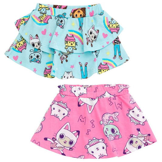 Dreamworks Gabby's Dollhouse 2 Pack Ruffle Skorts