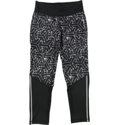 Reebok Girls Geo Reflective Athletic Leggings