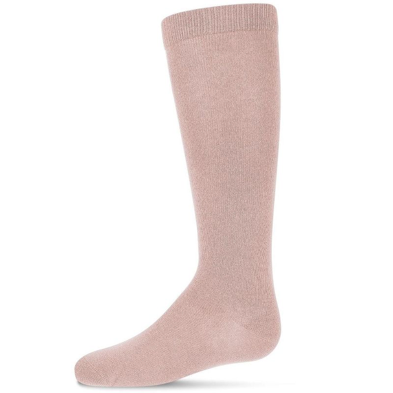 Memoi Kids' Basic Cotton Blend Knee High Socks (Part 2)