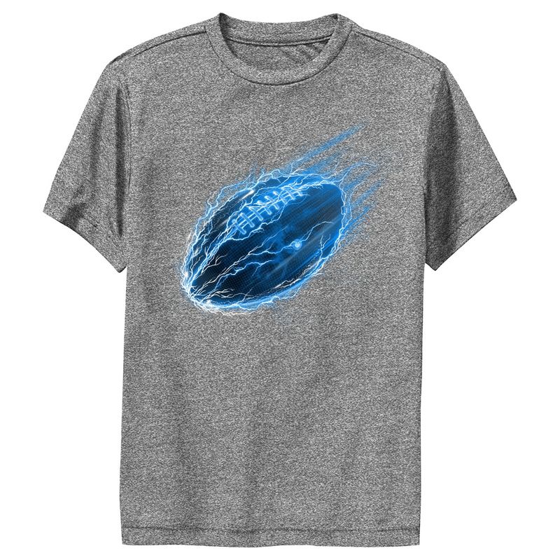 Boy's Lost Gods Electric Blue Football Ball Performance Tee