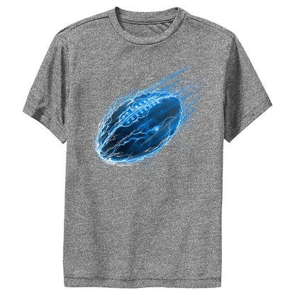 Boy's Lost Gods Electric Blue Football Ball Performance Tee