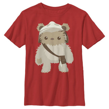 Boy's Star Wars Cute Cartoon Ewok T-Shirt
