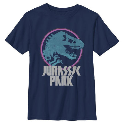 Boys Jurassic World Neon Pop Fossil T Shirt