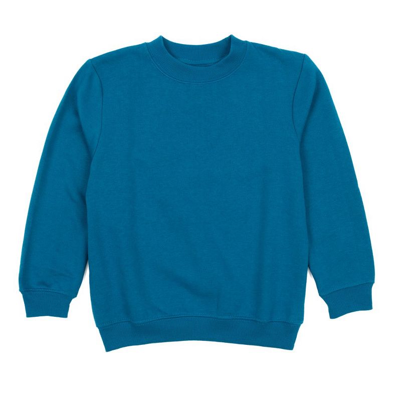 Leveret Kids Long Sleeve Boho Solid Color Sweatshirt