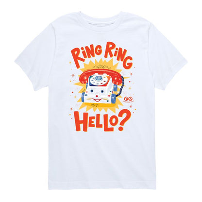 تي شيرت جرافيكي بأكمام قصيرة من فيشر برايس للأولاد - رينغ رينج هالو