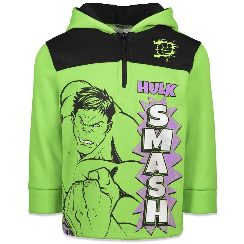 Marvel Fleece Half Zip Hoodie Toddler