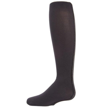 Memoi Velvet Back Seam Opaque Girls Tights